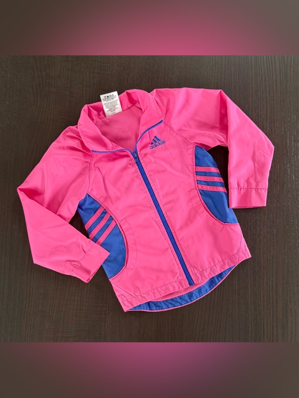 Adidas Kids' Pink & Blue Jacket